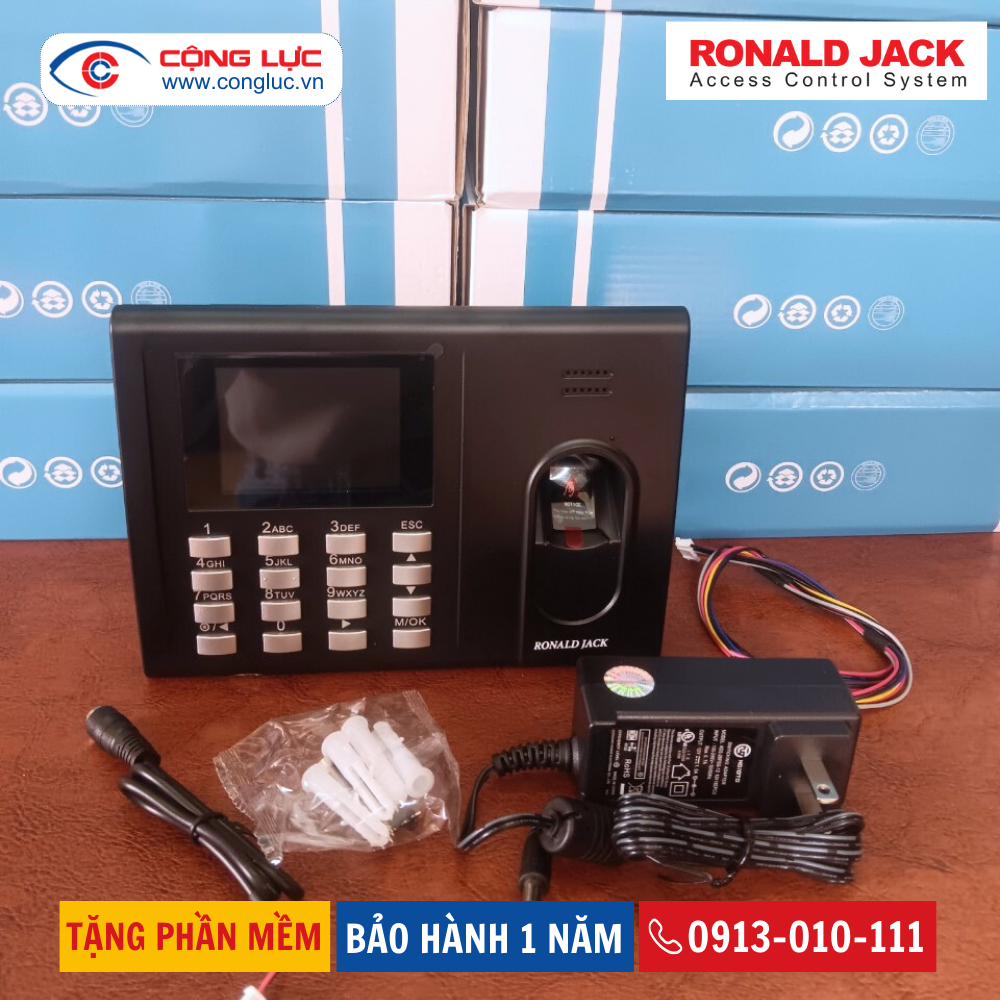 Máy Chấm Công Vân Tay Ronald Jack Rj550 PRO