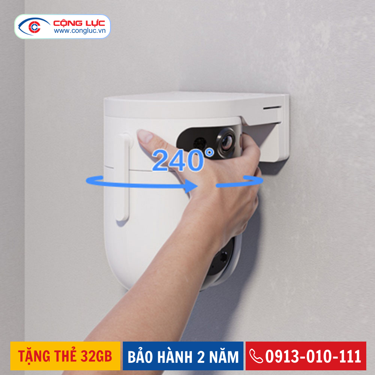 Camera Wifi 2 Mắt Ezviz H9C 6MP