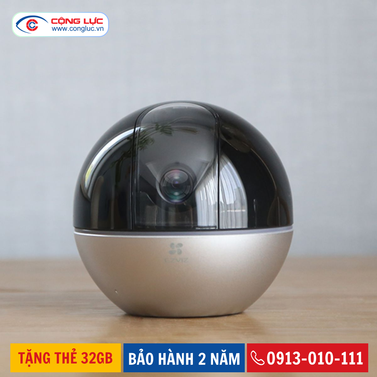 Camera Wifi Ezviz E6 3K 5MP