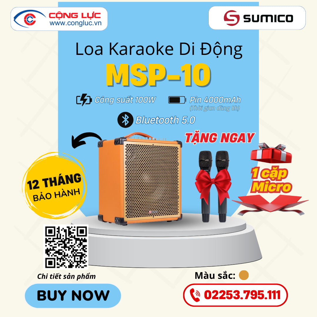 Loa Karaoke Di Động Sumico MSP10