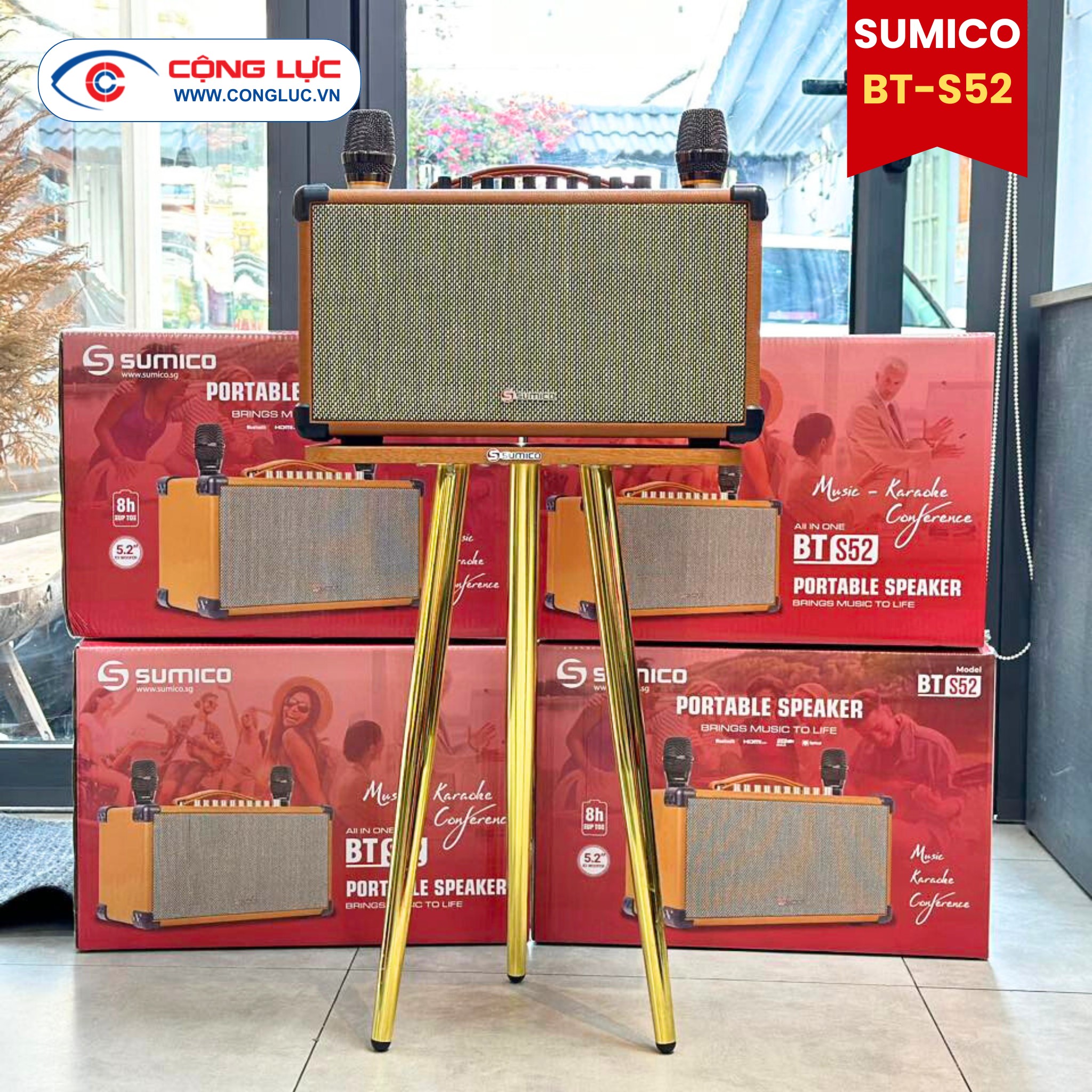 Loa Karaoke Di Động Sumico BT-S52