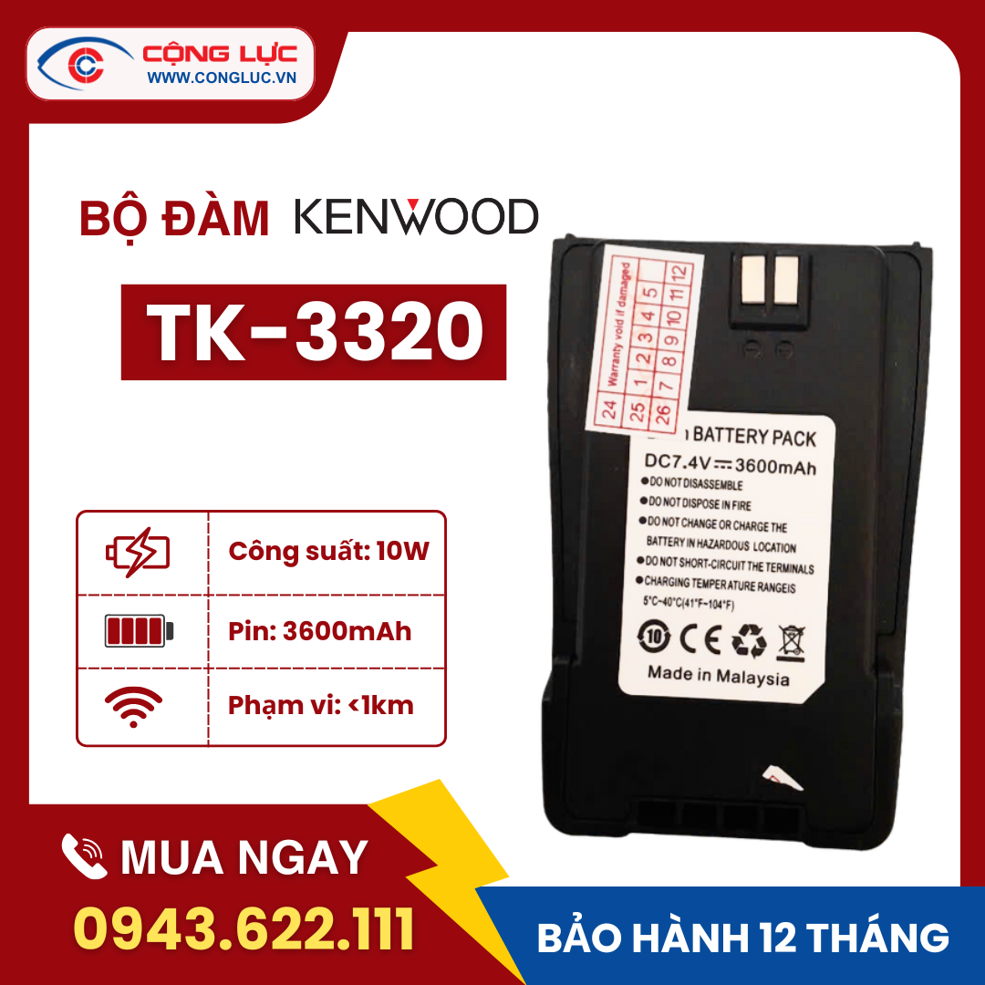 Bộ đàm Kenwood TK-3320