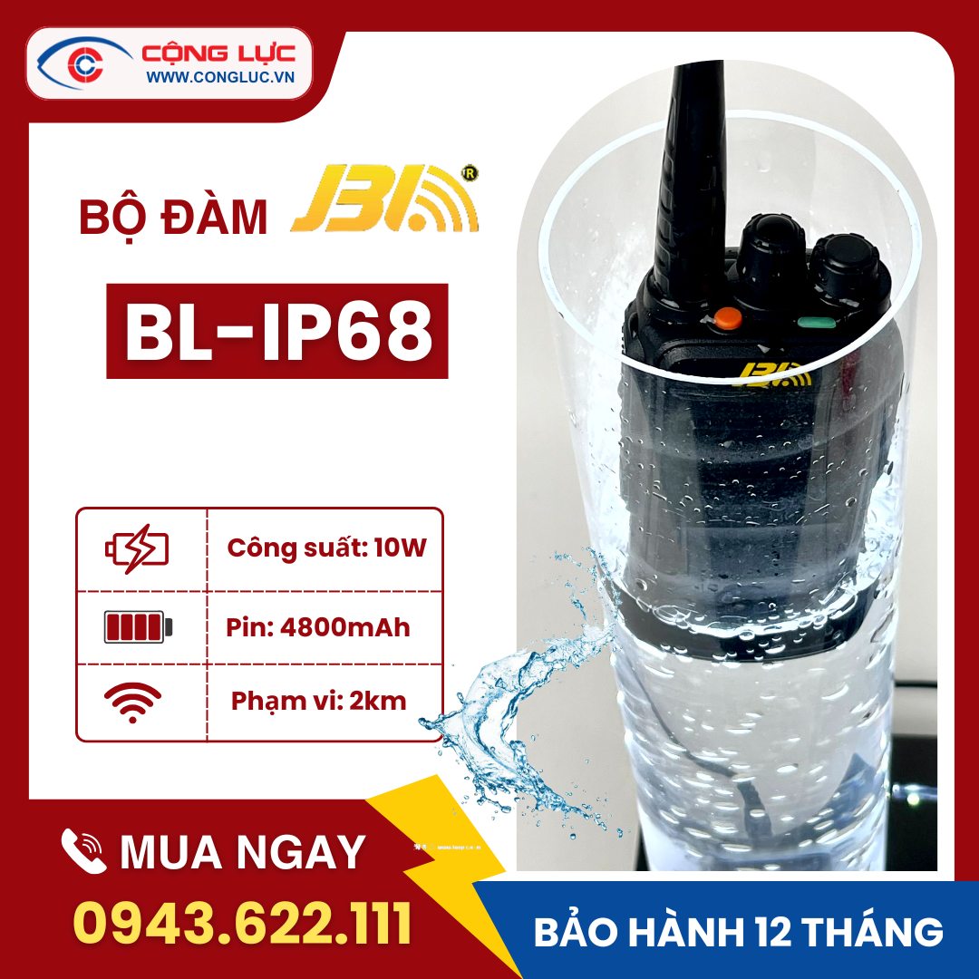 Máy Bộ Đàm Chống Nước JBL BL-IP68