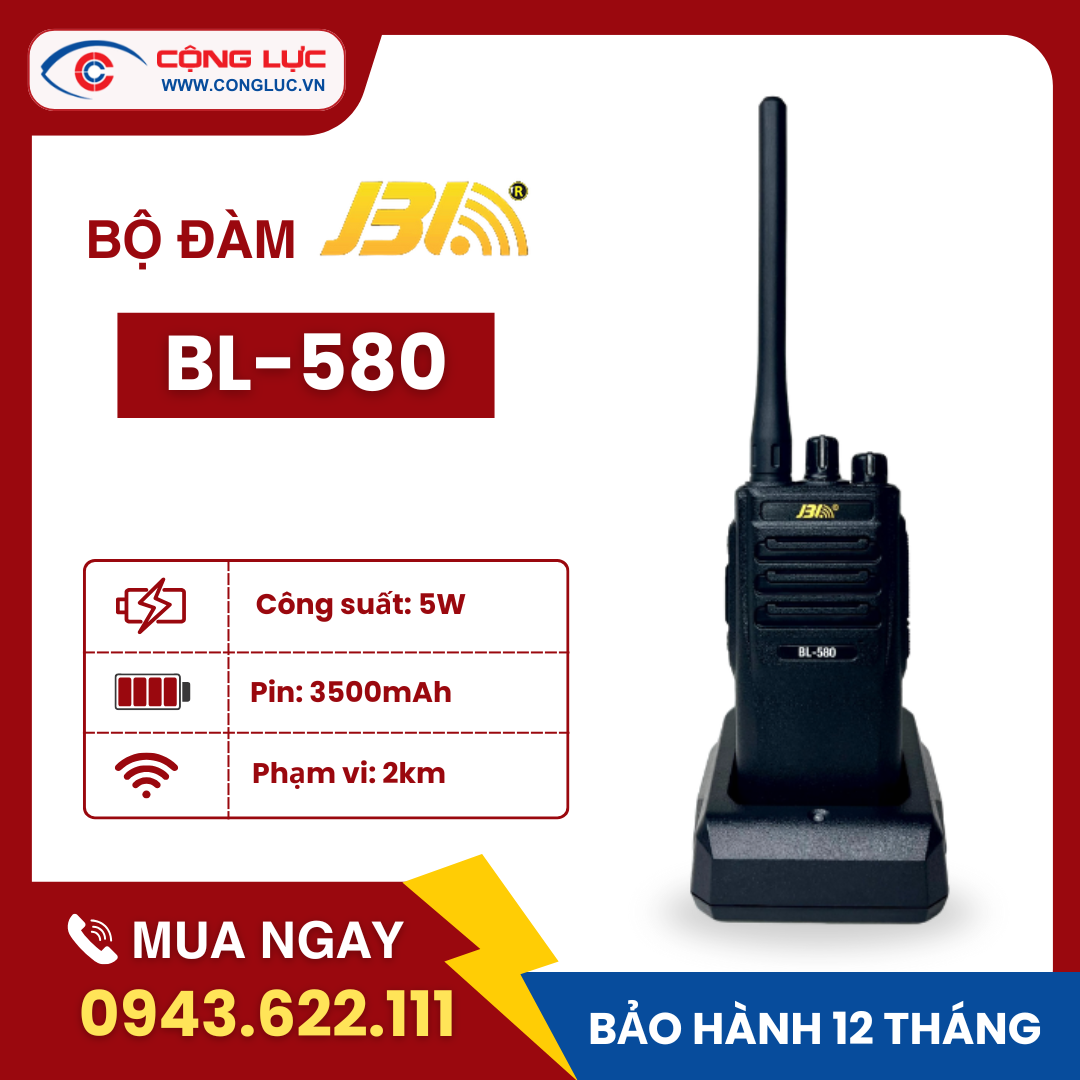 Máy Bộ Đàm JBL BL – 580