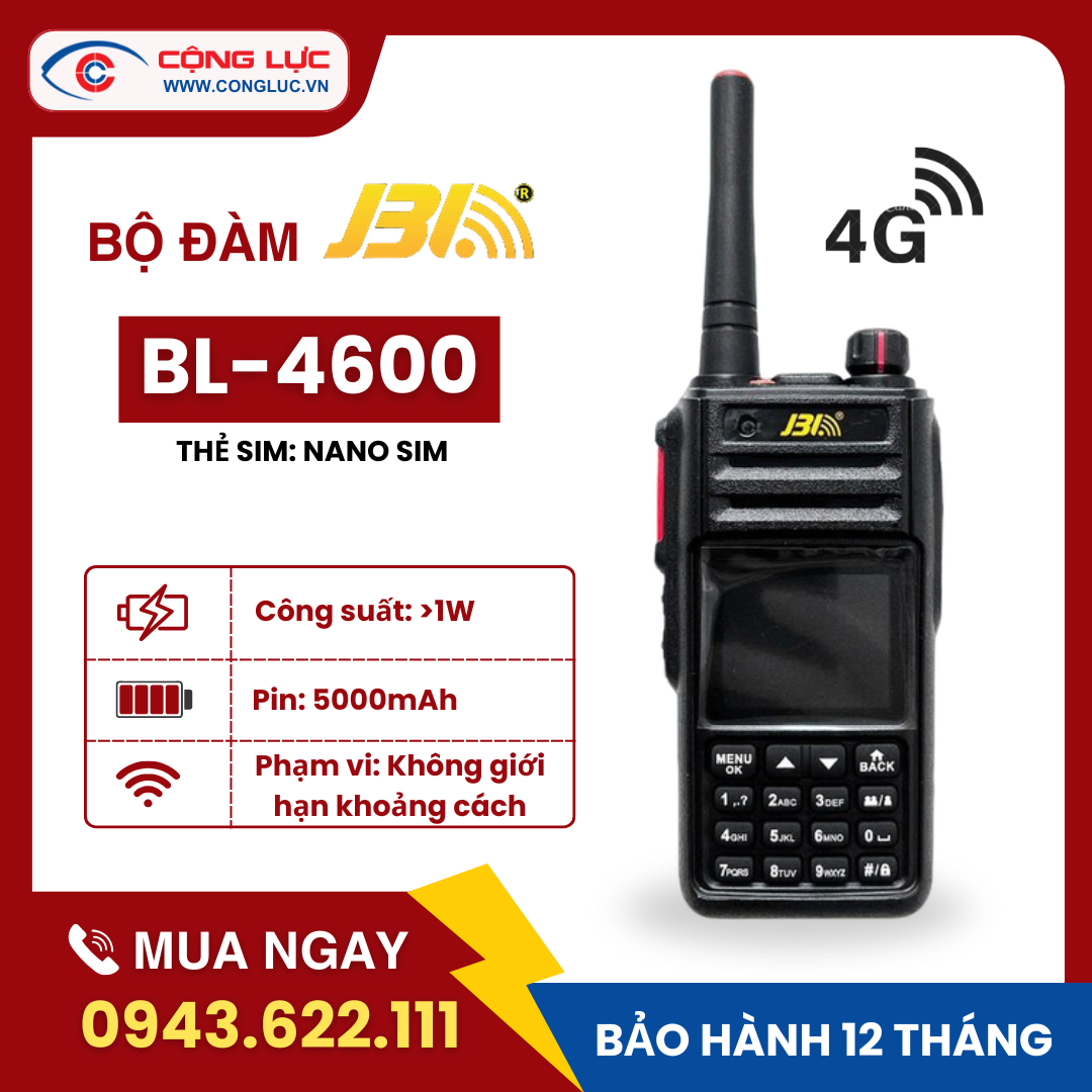 Máy Bộ Đàm 4G JBL BL – 4600
