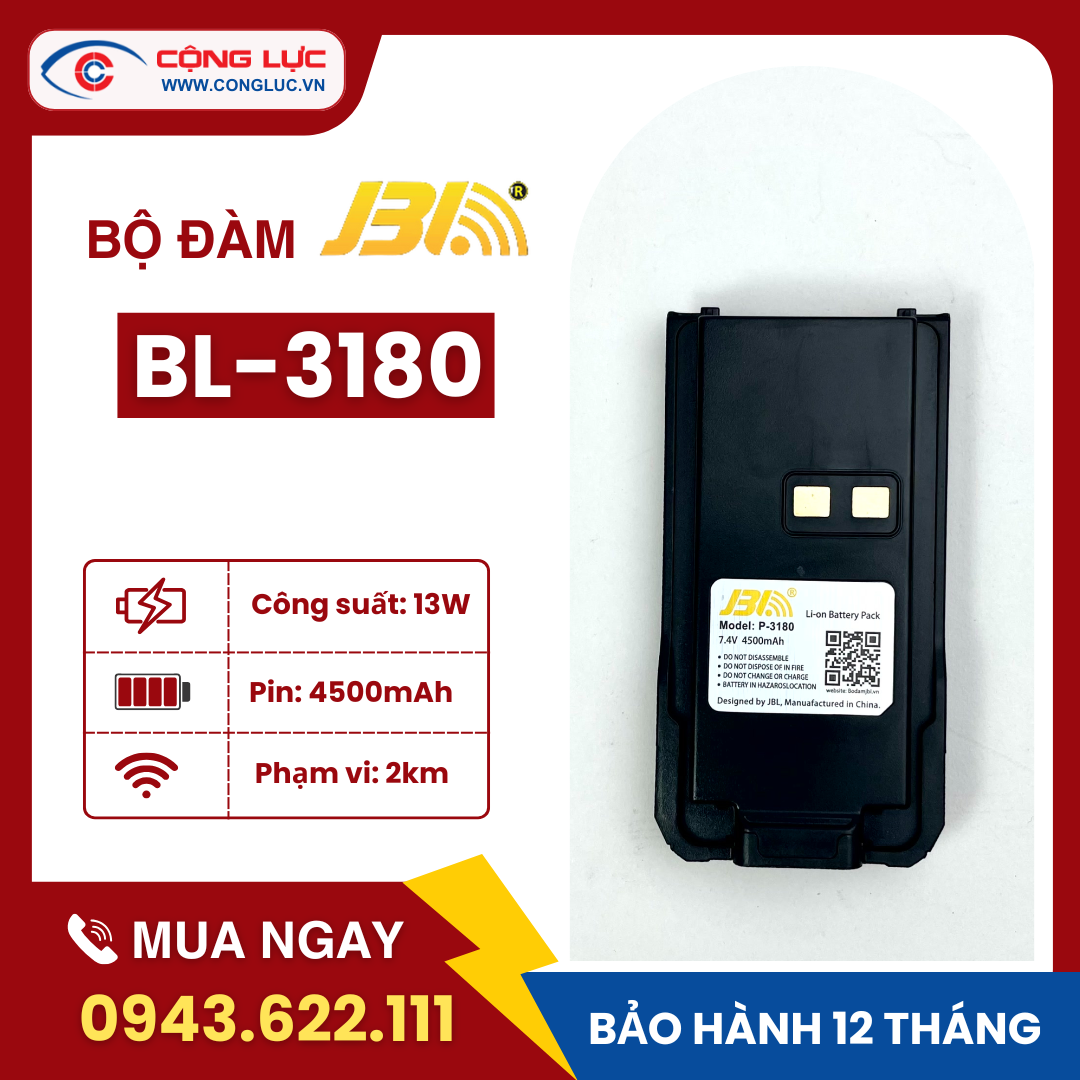 Máy Bộ Đàm JBL BL – 3180