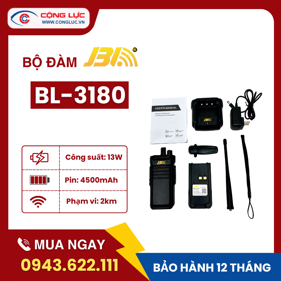Máy Bộ Đàm JBL BL – 3180