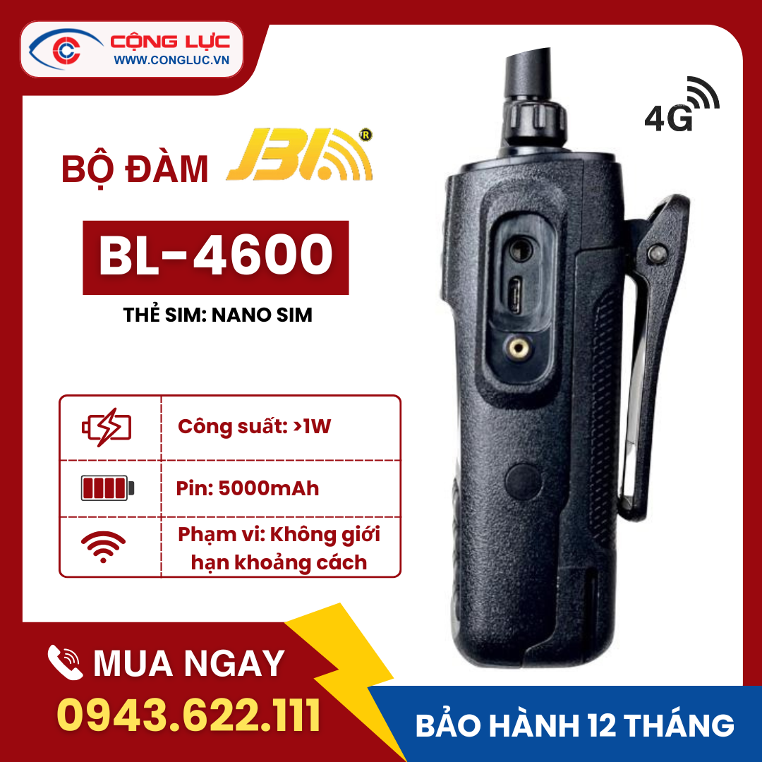 Máy Bộ Đàm 4G JBL BL – 4600