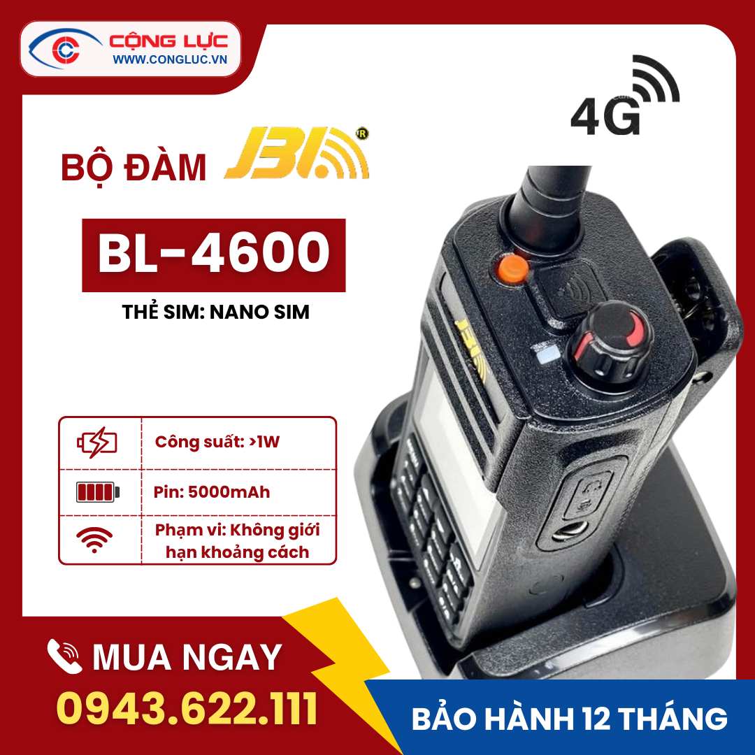 Máy Bộ Đàm 4G JBL BL – 4600