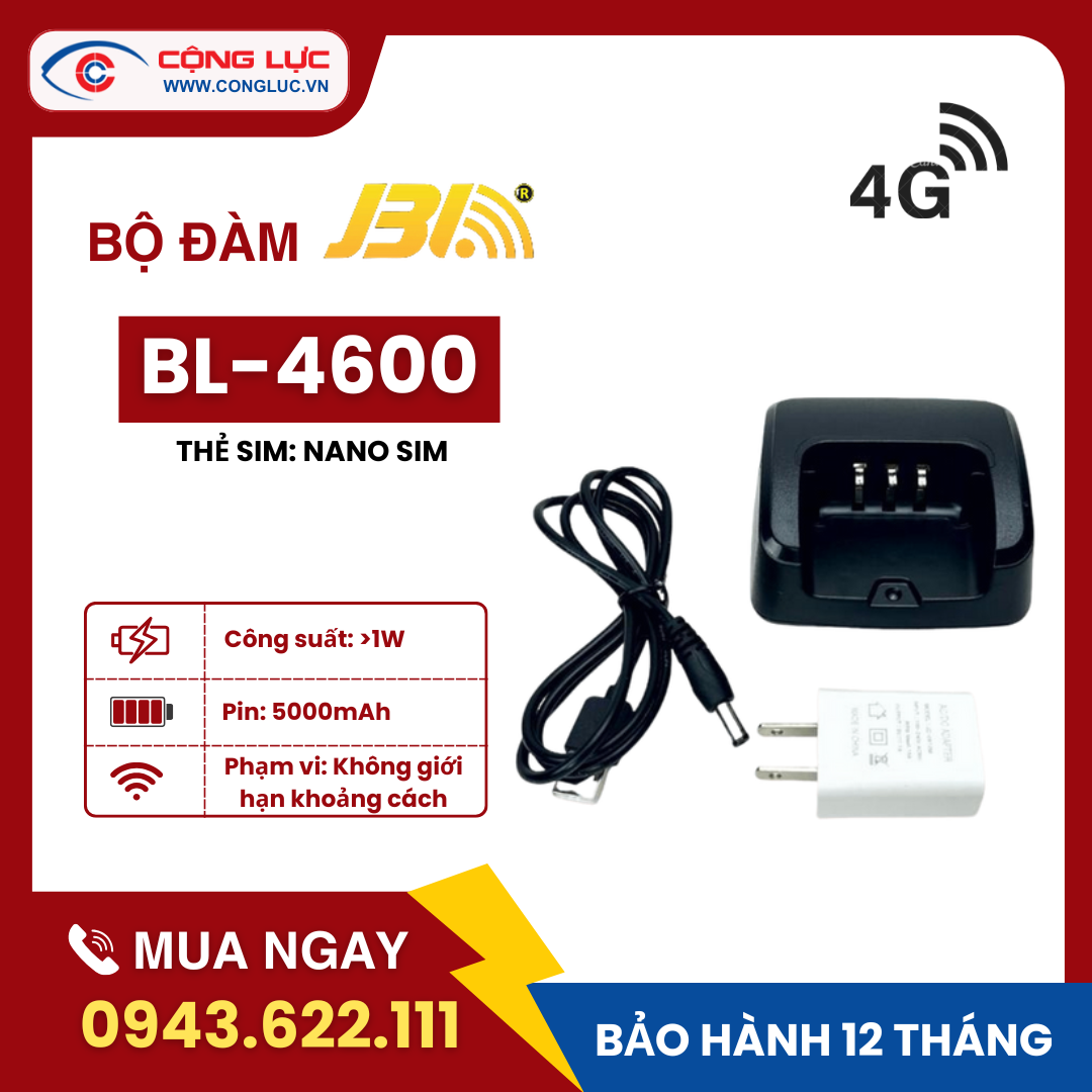 Máy Bộ Đàm 4G JBL BL – 4600