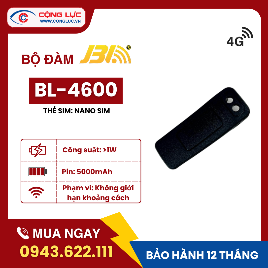 Máy Bộ Đàm 4G JBL BL – 4600