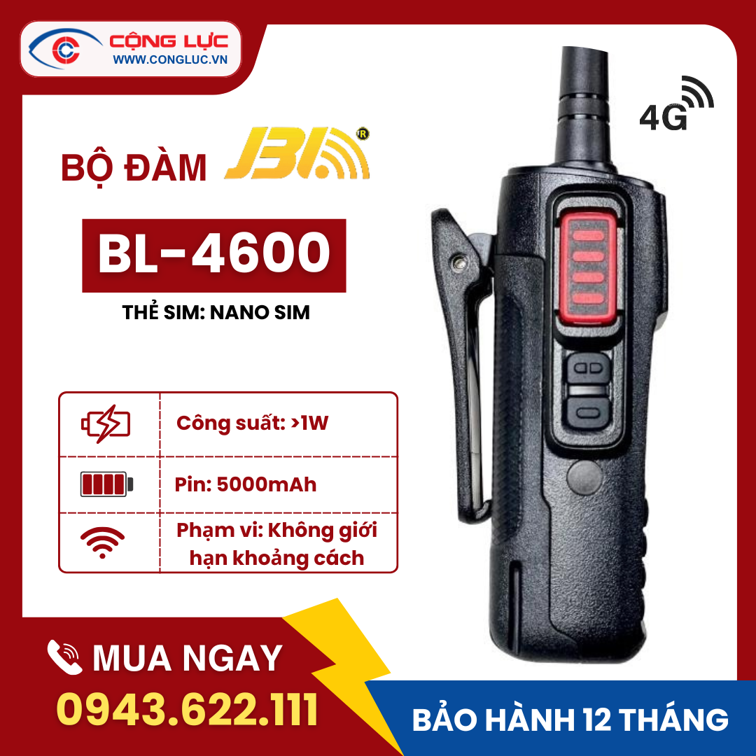Máy Bộ Đàm 4G JBL BL – 4600