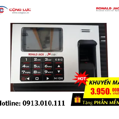 Máy chấm công vân tay Ronald Jack X938-C