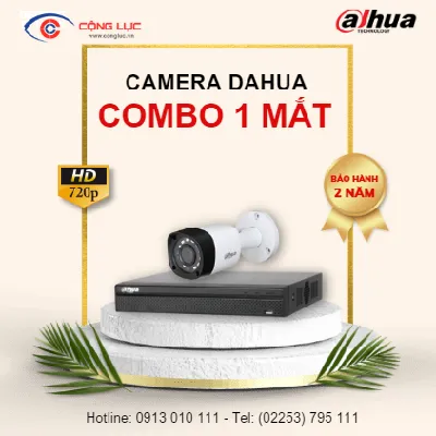 Trọn bộ 1 Camera Dahua 1.0MP
