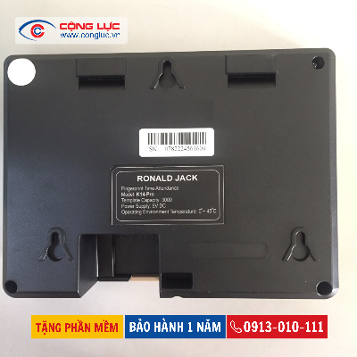 Máy Chấm Công Vân Tay Ronald Jack K14 PRO