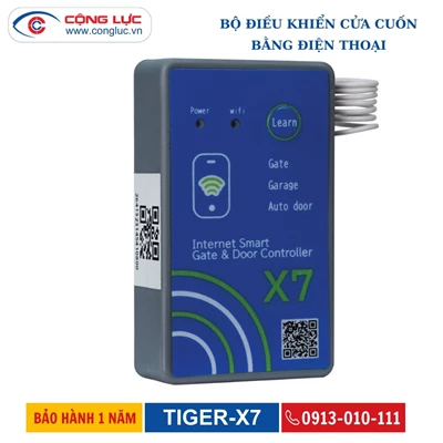 Bộ Điều Khiển Cửa Cuốn Bằng Điện Thoại TIGER-X7