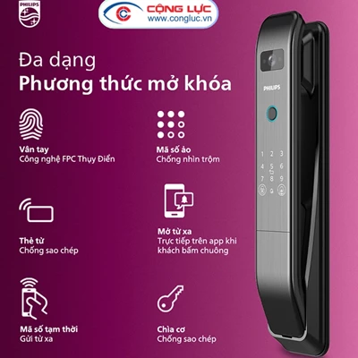 Khoá Cửa Vân Tay PhiLips DDL303-VP