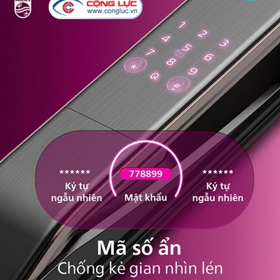 Khoá Cửa Vân Tay PhiLips DDL303-VP
