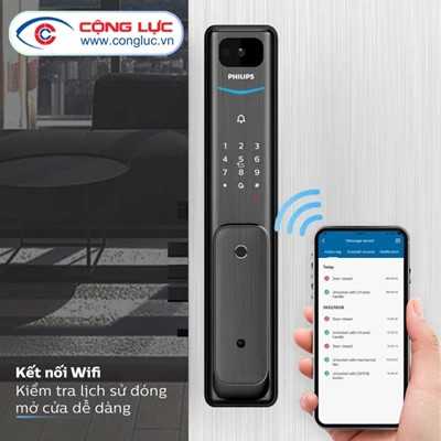 Khoá Cửa Vân Tay Philips Alpha-VP-5HWS
