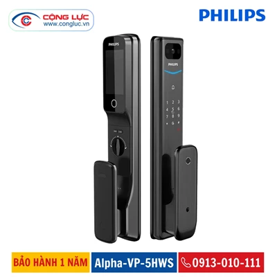 Khoá Cửa Vân Tay Philips Alpha-VP-5HWS