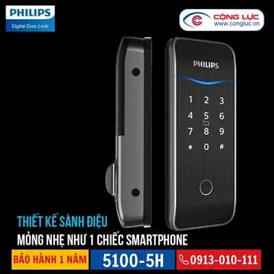 Khoá Cửa Thông Minh Philips 5100-5H