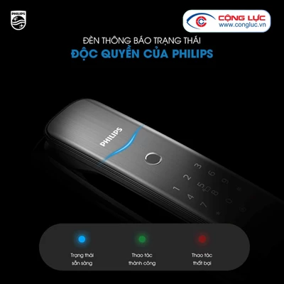 Khoá Cửa Vân Tay Philips DDL702E