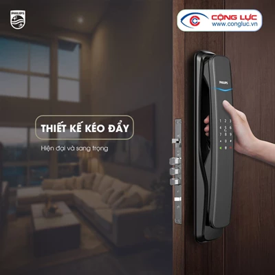 Khoá Cửa Vân Tay Philips DDL702E