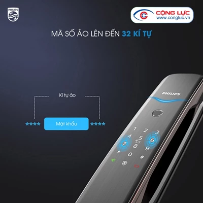 Khoá Cửa Vân Tay Philips DDL702E