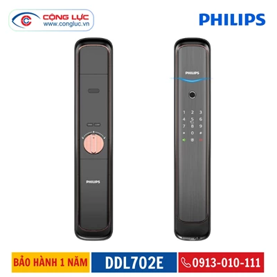 Khoá Cửa Vân Tay Philips DDL702E