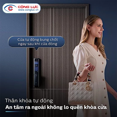 Khoá Cửa Vân Tay Philips Alpha-V-5HWS
