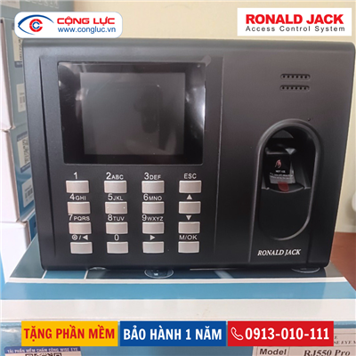 Máy Chấm Công Vân Tay Ronald Jack Rj550 PRO