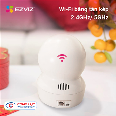 Camera Wifi Ống Kính Kép Ezviz H7C 8MP