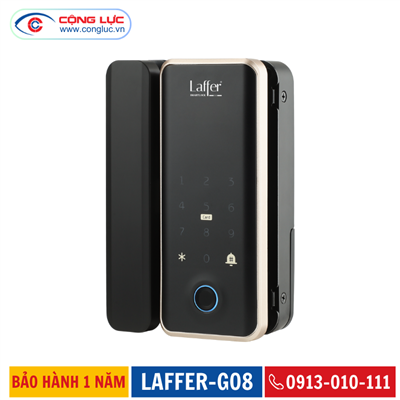 Khoá Vân Tay Cho Cửa Kính Cường Lực Laffer G08