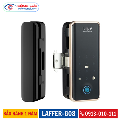 Khoá Vân Tay Cho Cửa Kính Cường Lực Laffer G08