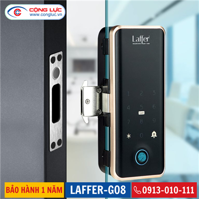 Khoá Vân Tay Cho Cửa Kính Cường Lực Laffer G08