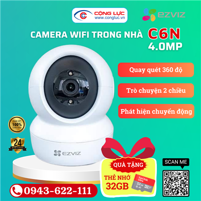Camera Wifi Ezviz CS-C6N 4MP
