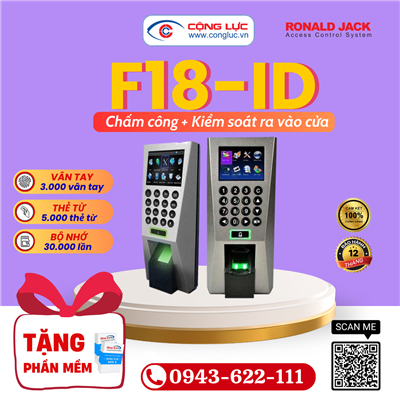 Kiểm soát ra vào cửa Ronald Jack F18/ID