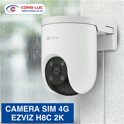 Camera WiFi H8C 2K 4G Quay Quét 360° Ngoài Trời