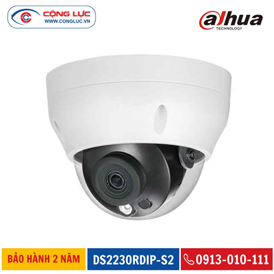 Camera IP Dome Dahua DS2230RDIP-S2 Hồng Ngoại 30 Mét