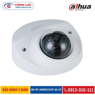  Camera IP 4MP DH-IPC-HDBW2431FP-AS-S2  Hồng Ngoại  30 Mét