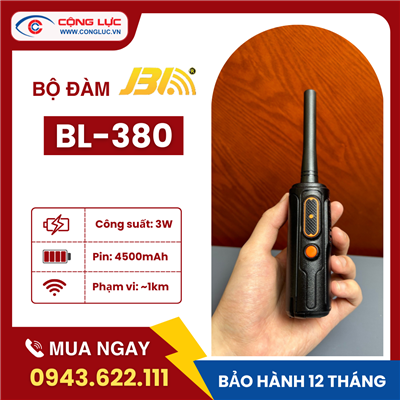 Máy Bộ Đàm JBL BL-380. Dò Tần Số Tự Động