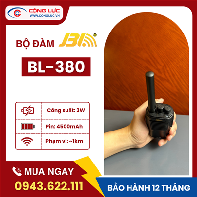 Máy Bộ Đàm JBL BL-380. Dò Tần Số Tự Động