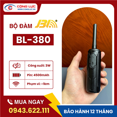Máy Bộ Đàm JBL BL-380. Dò Tần Số Tự Động