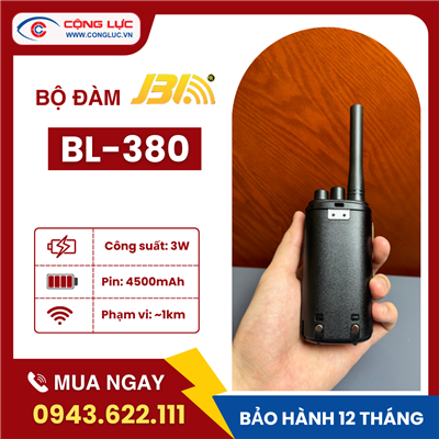 Máy Bộ Đàm JBL BL-380. Dò Tần Số Tự Động
