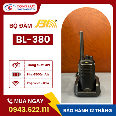Máy Bộ Đàm JBL BL-380. Dò Tần Số Tự Động