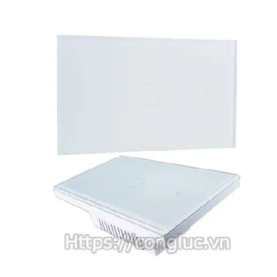 Công Tắc Cảm Ứng Wifi 1 Nút Màu Trắng
