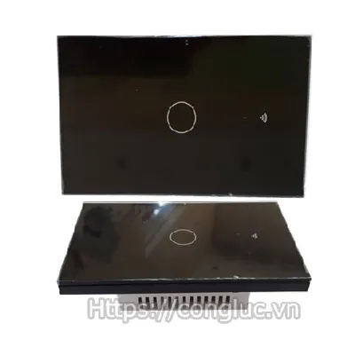 Công Tắc Cảm Ứng Wifi 1 Nút Màu Đen