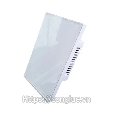 Công Tắc Cảm Ứng Wifi 2 Nút Màu Trắng