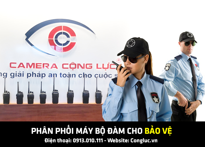 Cộng lực phân phối máy bộ đàm cho bảo vệ