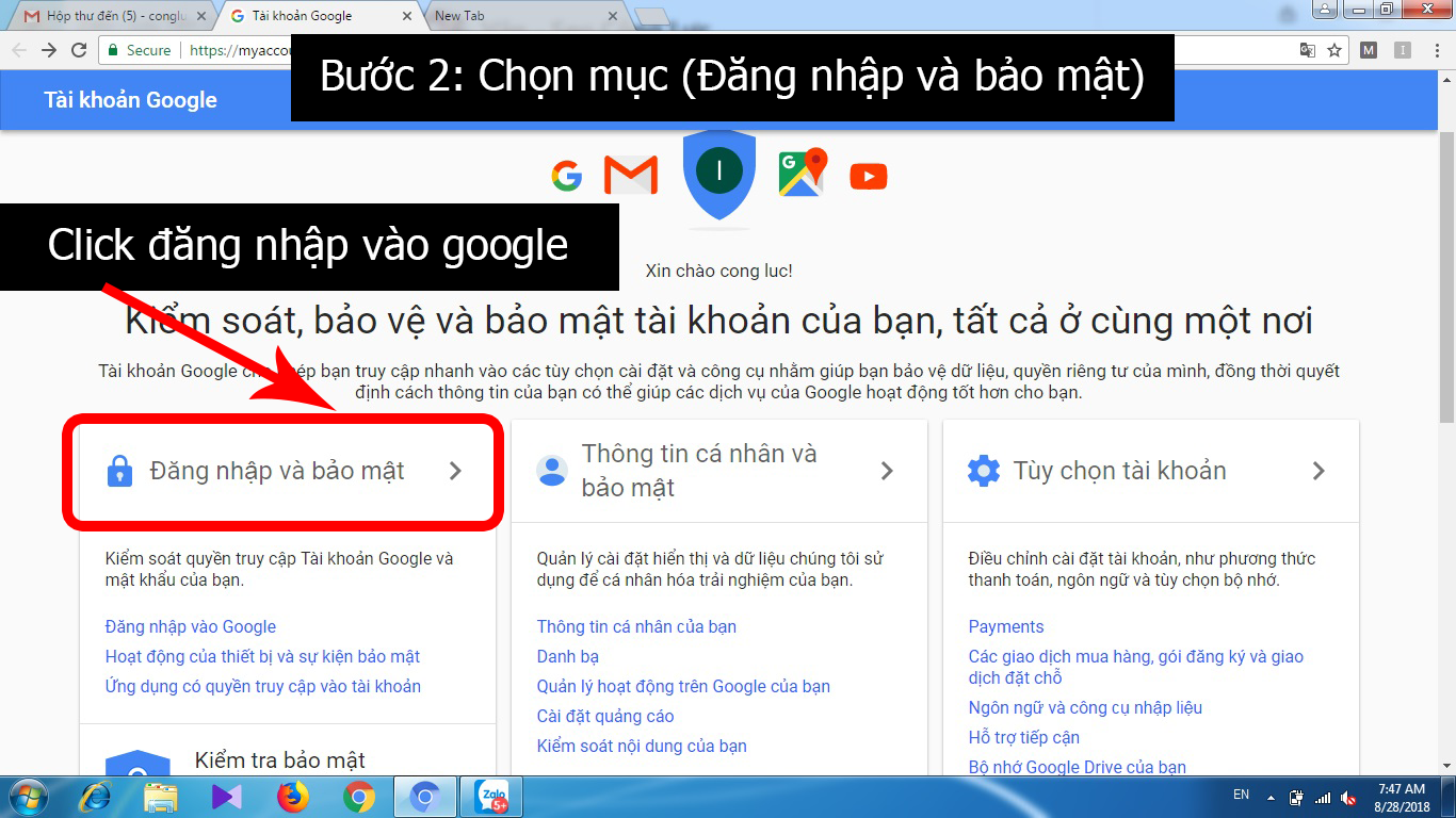 Bước 2: Tạo mật khẩu ứng dụng cho đầu ghi hình Dahua